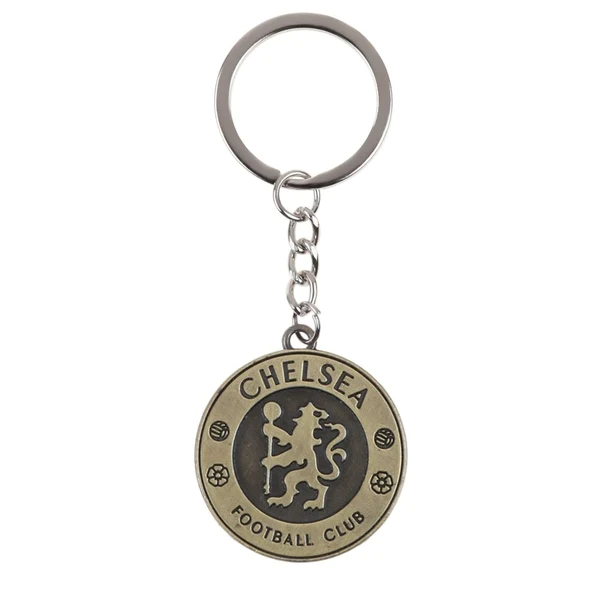 Chelsea FC Antique Metallic Soccer Keychain/Keyholder-La Liga - Premier League