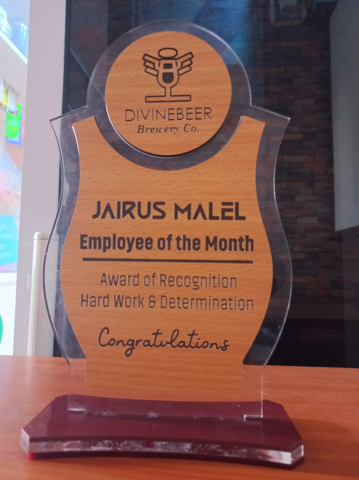 Employee of the month Award