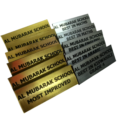 Golden School Nametags