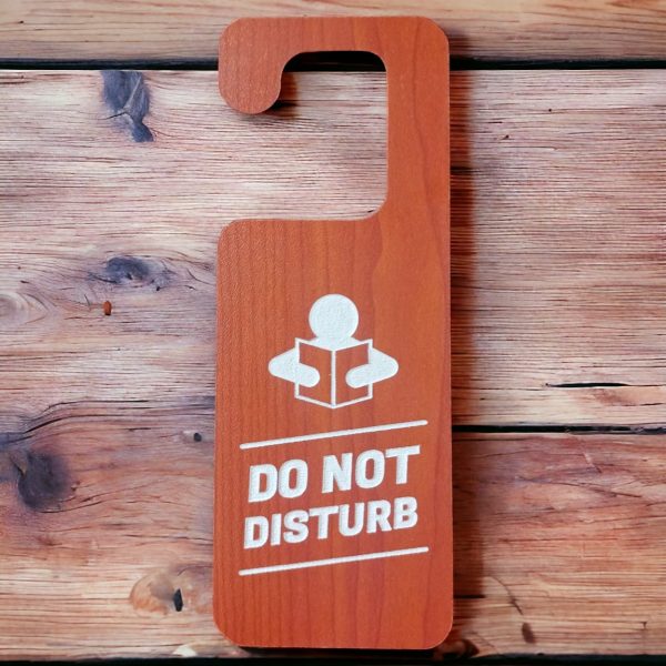 Do Not Disturb Wooden Door Hanger