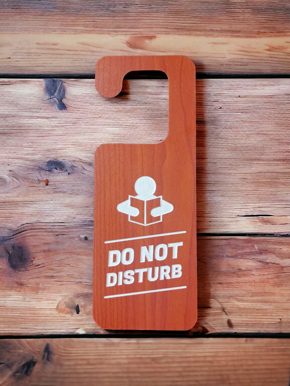 Do Not Disturb Wooden Door Hanger