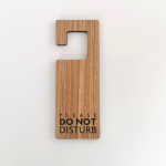Wooden Do-Not Disturb Door Hanger