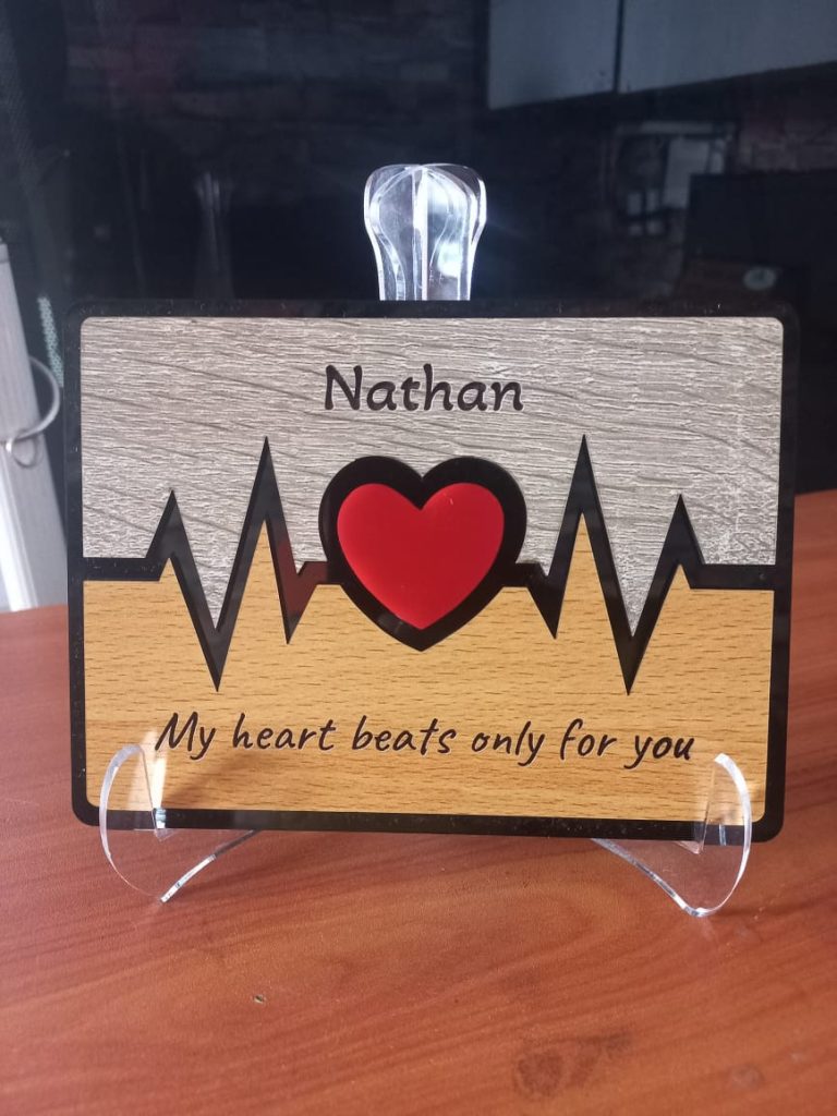 Personalized Wooden Birthday Gift