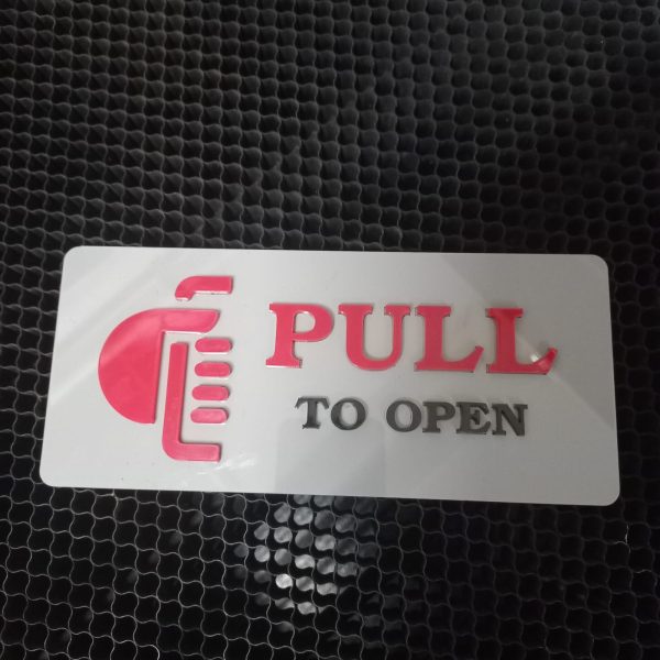 Pull-Push to Open Labels