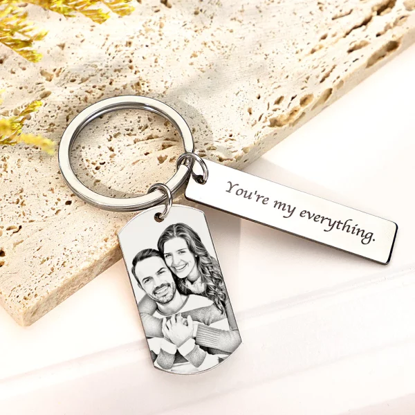 You are my everything photo Keychain