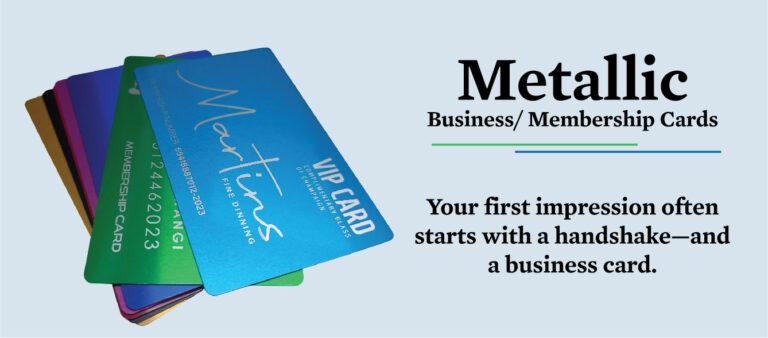 Engraved Metallic Business Cards